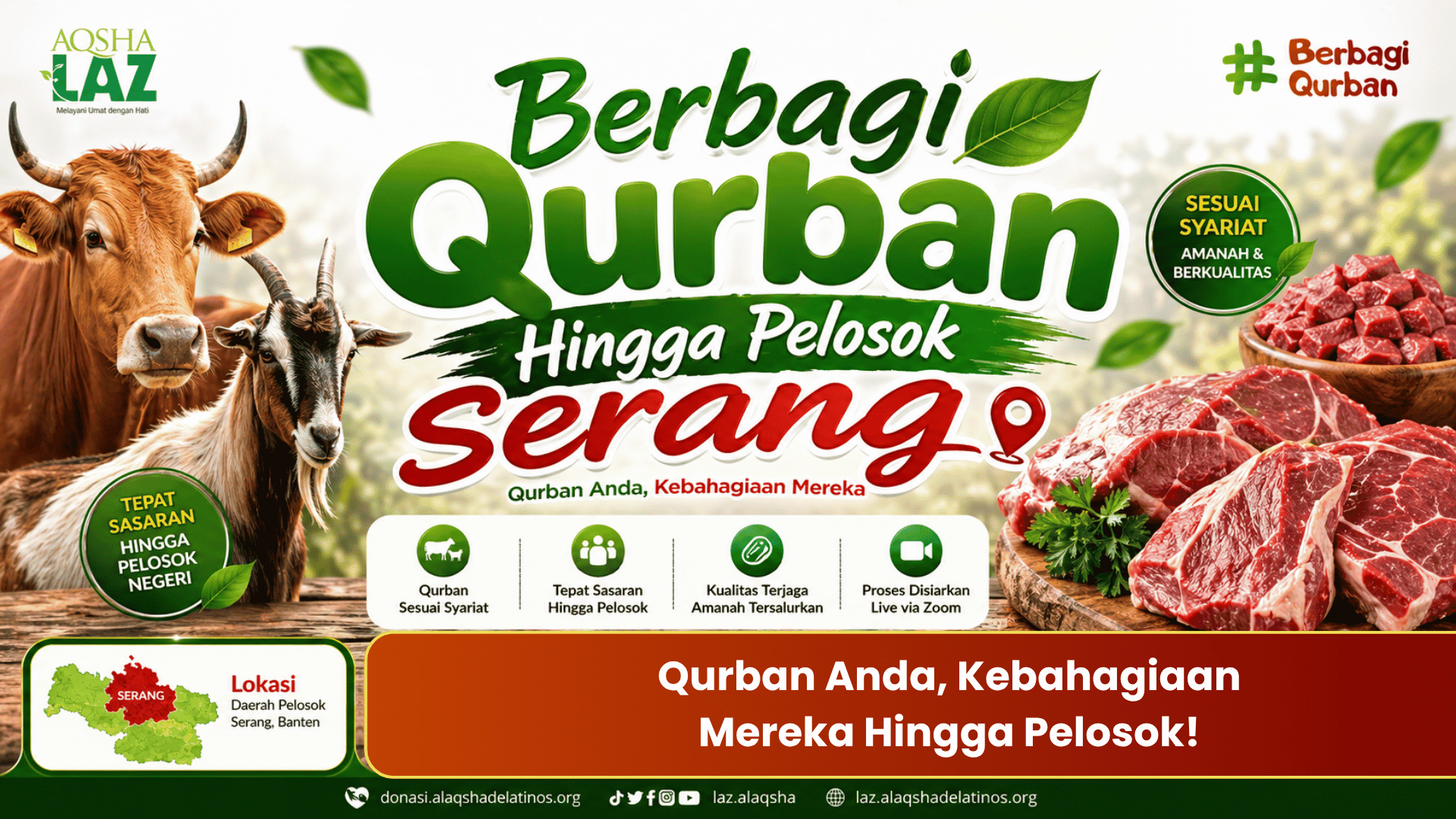 Berbagi Qurban: Hingga Pelosok Serang